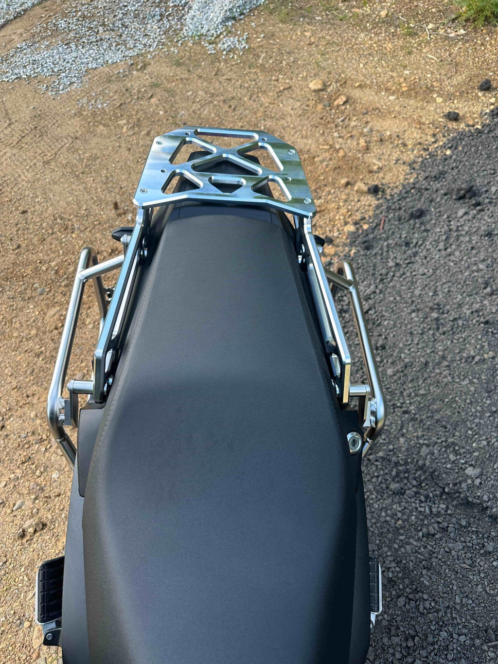 TransAlp Rack Gen 2 image 7 - raw finish