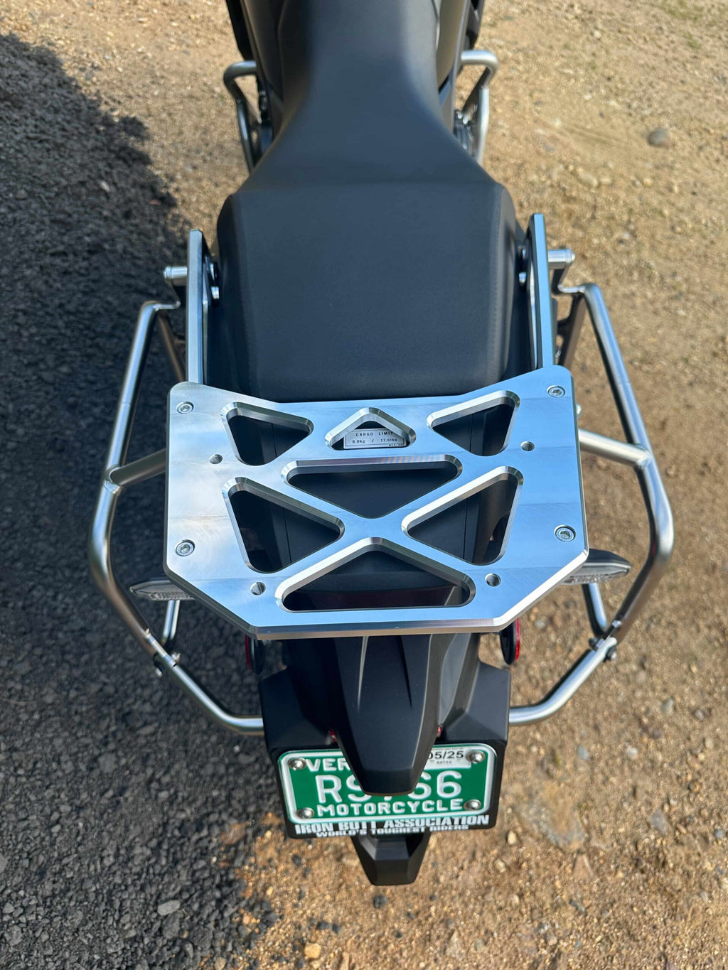 TransAlp Rack Gen 2 image 4 - Raw finish