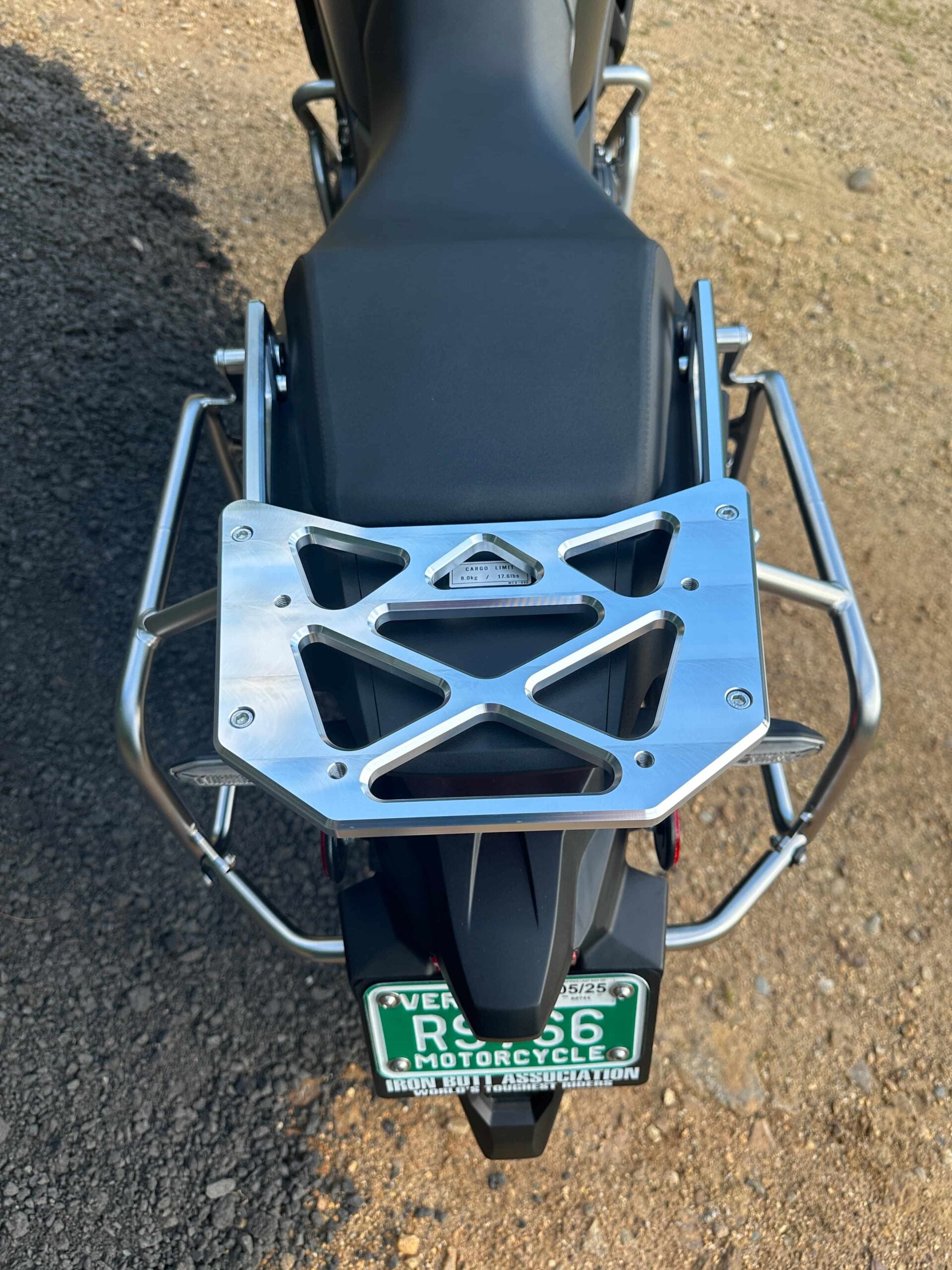 TransAlp Rack Gen 2 image 4 - Raw finish