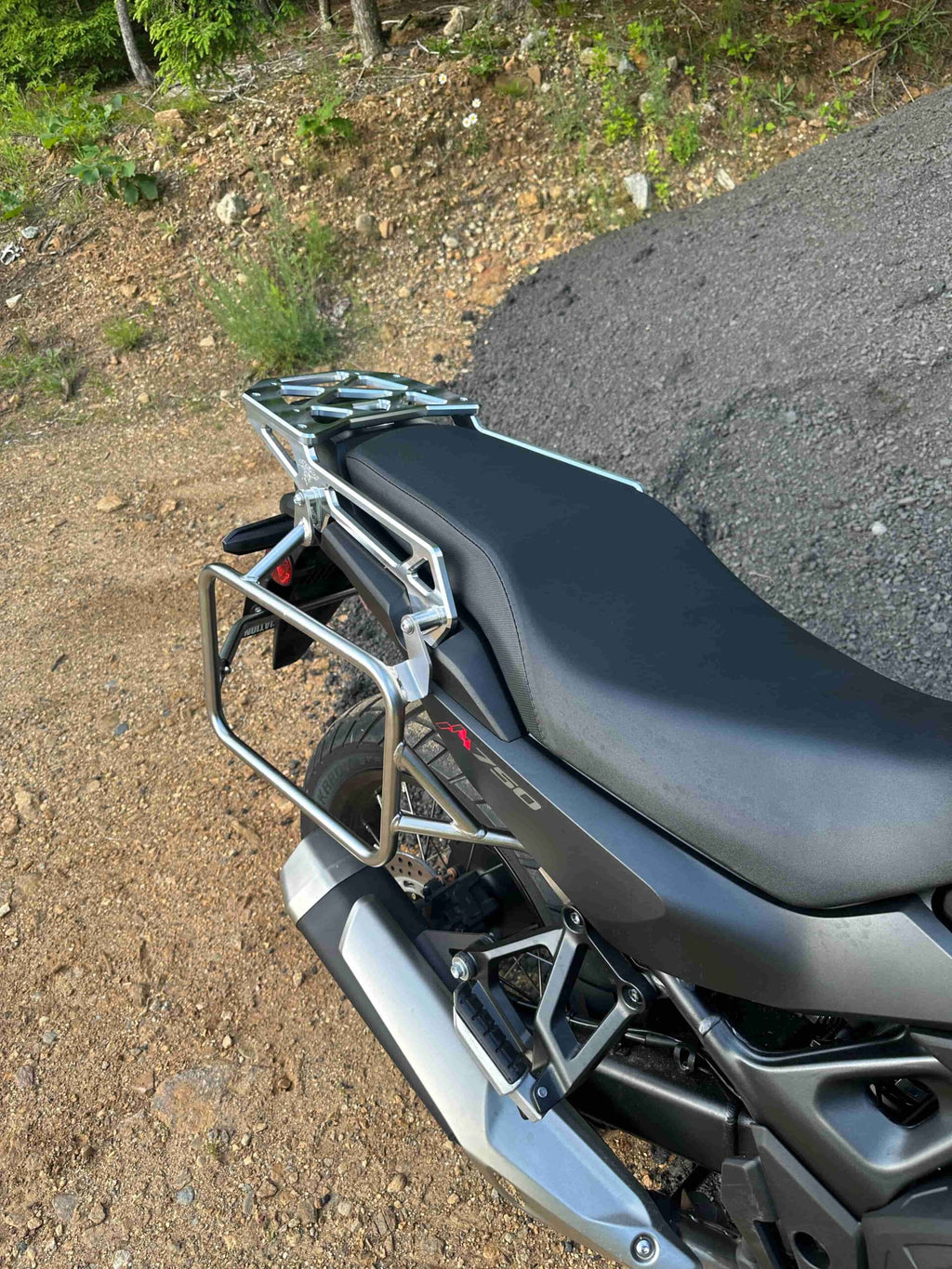 TransAlp Rack Gen 2 image 8 - Raw finish