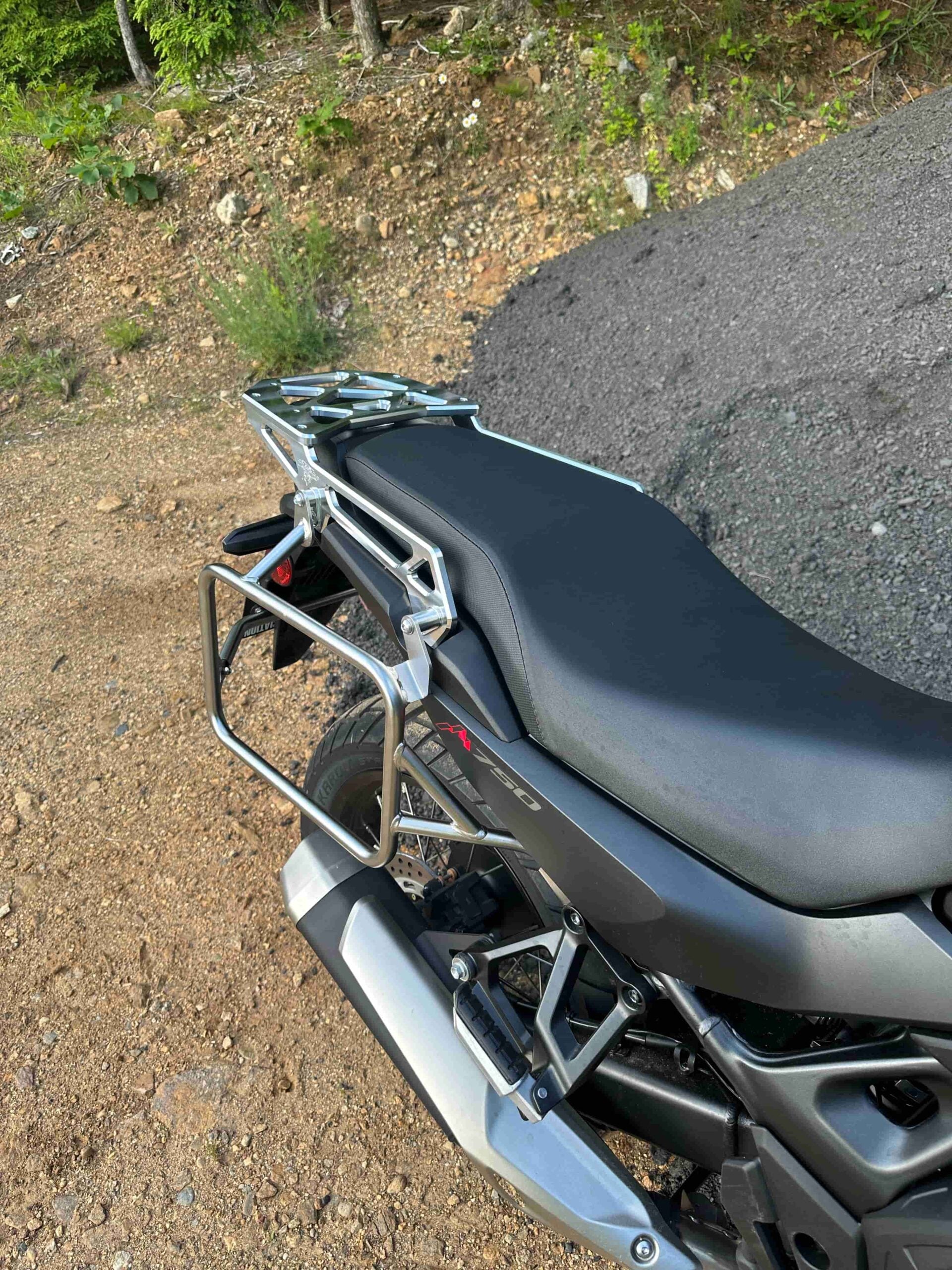 TransAlp Rack Gen 2 image 8 - Raw finish